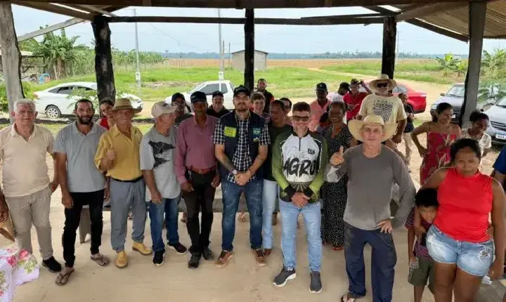 Deputado Federal Rafael Fera visita área rural de Cujubim e reforça apoio aos produtores rurais