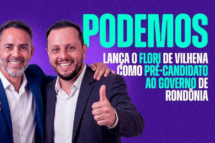 LÉO MORAES OFICIALIZA FLORI CORDEIRO COMO PRÉ-CANDIDATO AO GOVERNO DE RONDÔNIA