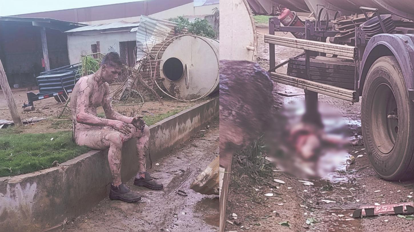 Tragédia em Vilhena: Adolescente M4rre na Explosão de Tanque de Caminhão