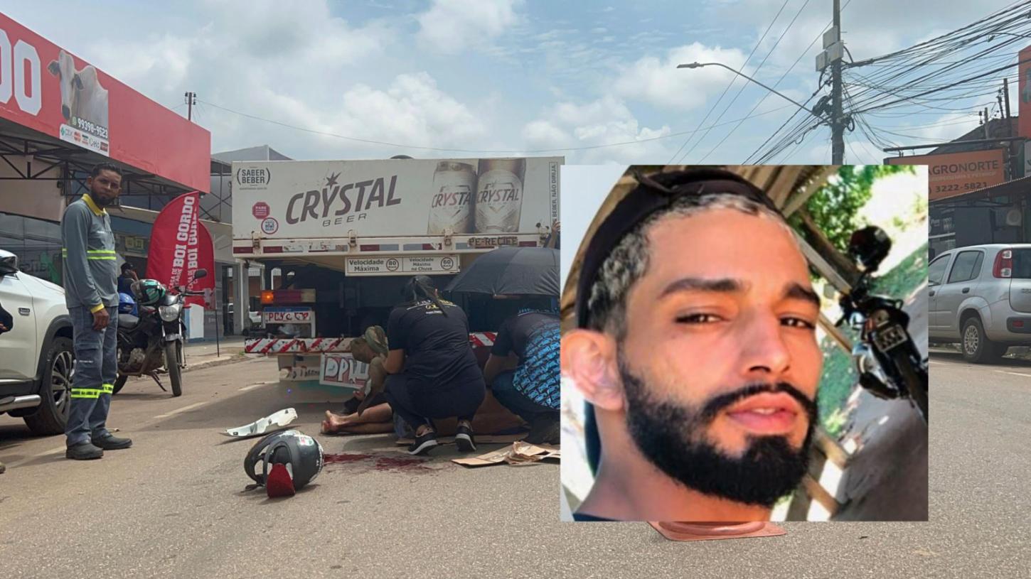Tragédia na Av. Amazonas: Motociclista morre após colisão com caminhão