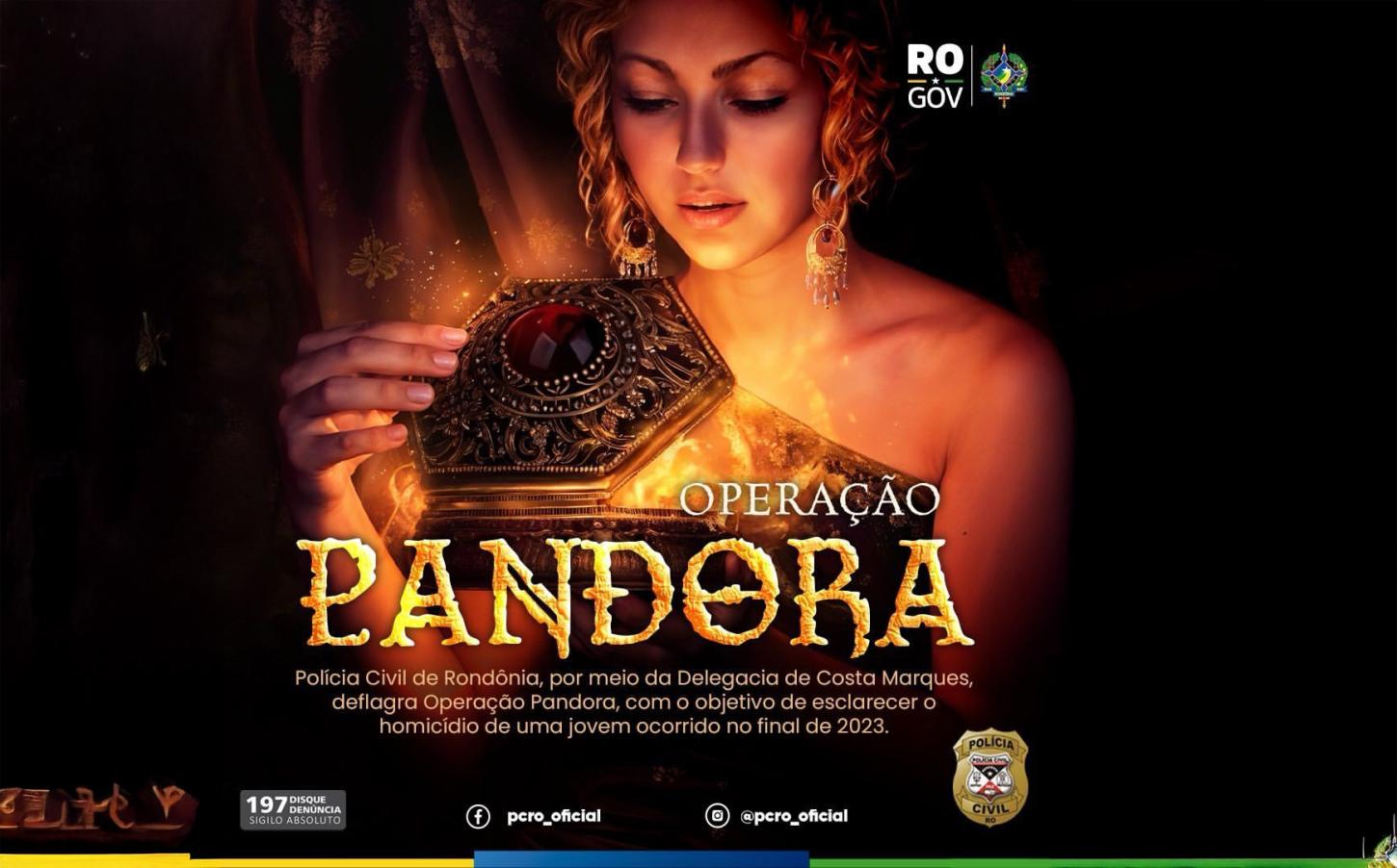 OPERAÇÃO PANDORA: POLÍCIA CIVIL CUMPRE MANDADOS EM INVESTIGAÇÃO DE HOMICÍDIO DE JOVEM