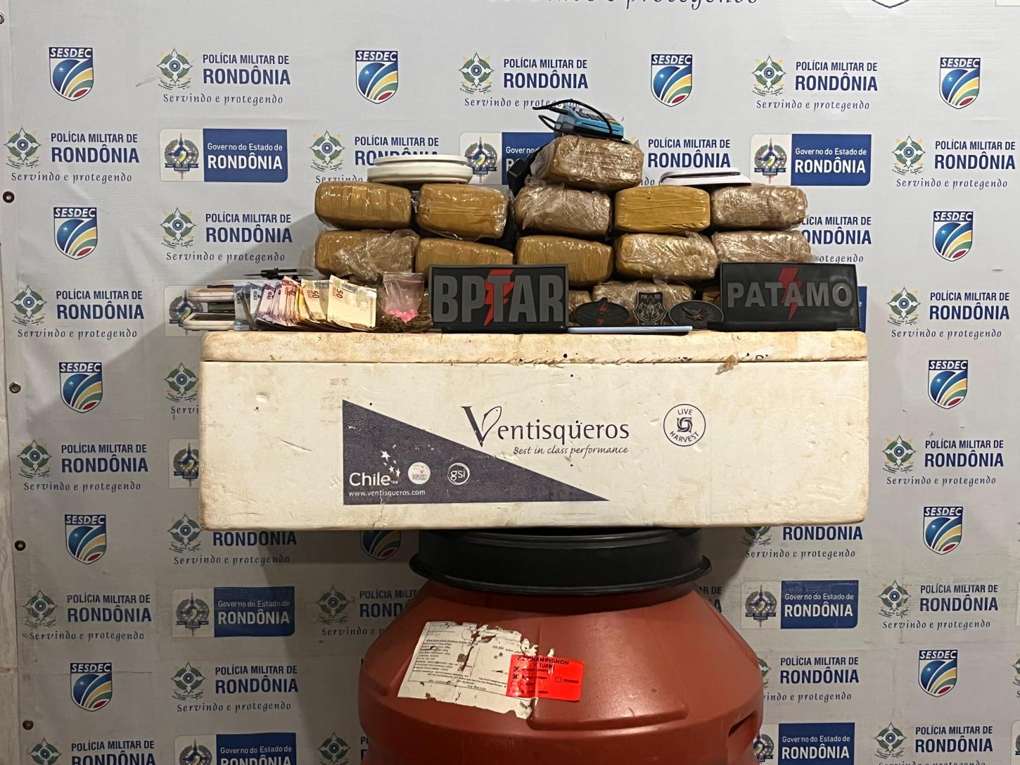 Tráfico de Drogas: Trio é Detido na Zona Sul de Porto Velho