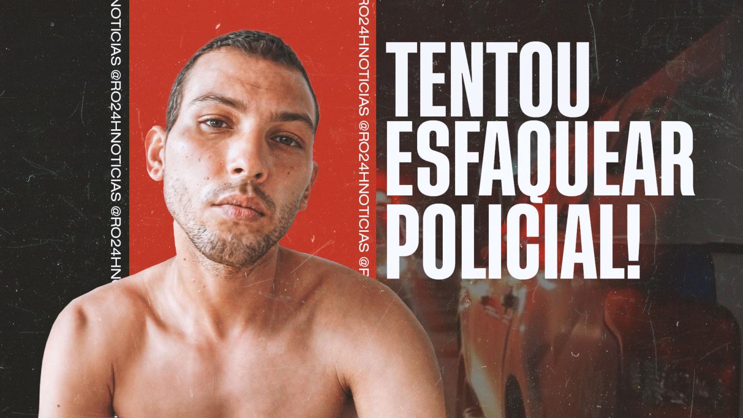 CRIMINOSO TENTA ATACAR POLICIAIS COM FACAS NA ZONA LESTE DE PORTO VELHO