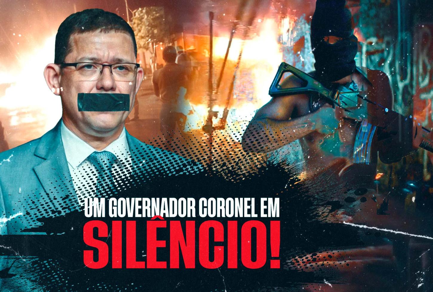 GOVERNADOR MARCOS ROCHA SE MANTÉM EM SILÊNCIO DIANTE DOS ATAQUES DAS FACÇÕES!