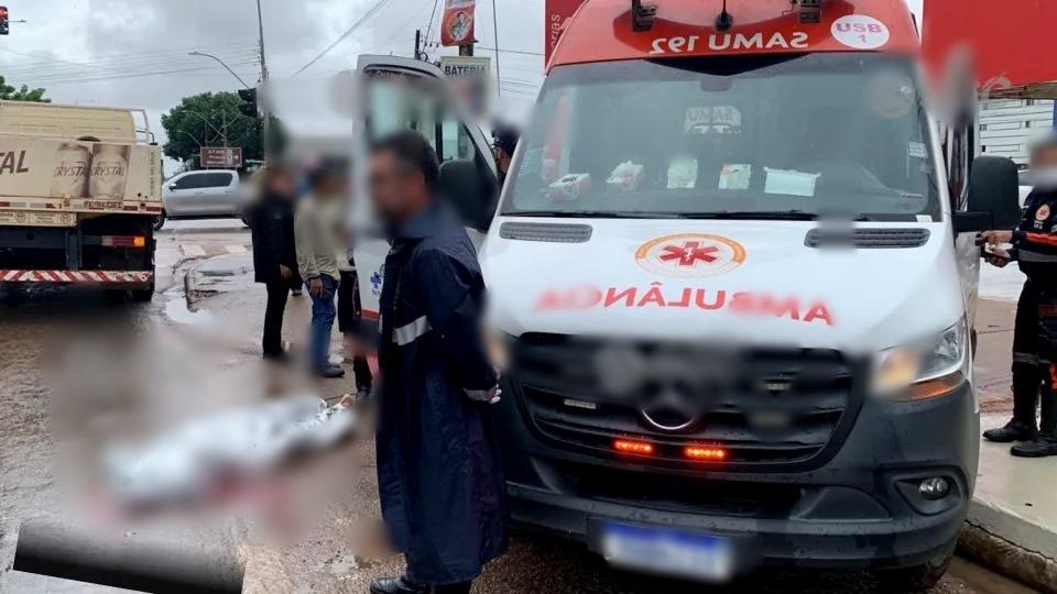 IDOSO DE 82 ANOS MORRE ATROPELADO POR CAMINHÃO EM PORTO VELHO