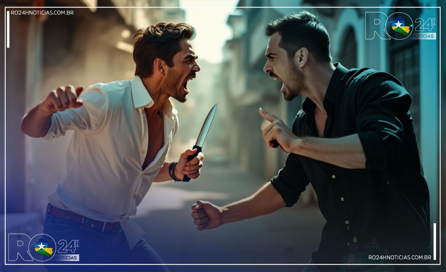 HOMEM É ATACADO A GOLPES DE FACÃO POR COLEGA DURANTE BEBEDEIRA