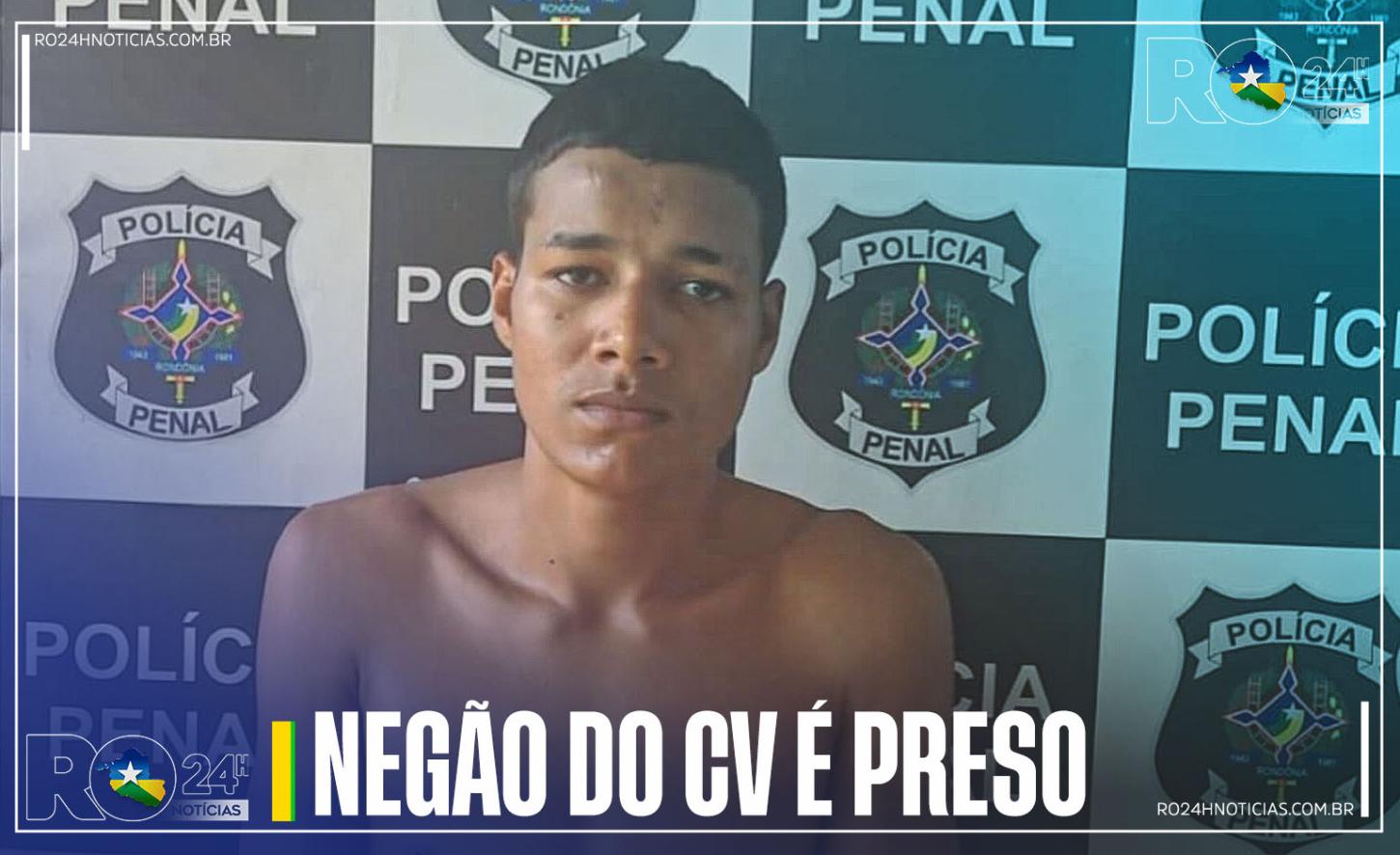 NEGÃO DO CV É PRESO PELA PM NA ZONA LESTE DE PORTO VELHO