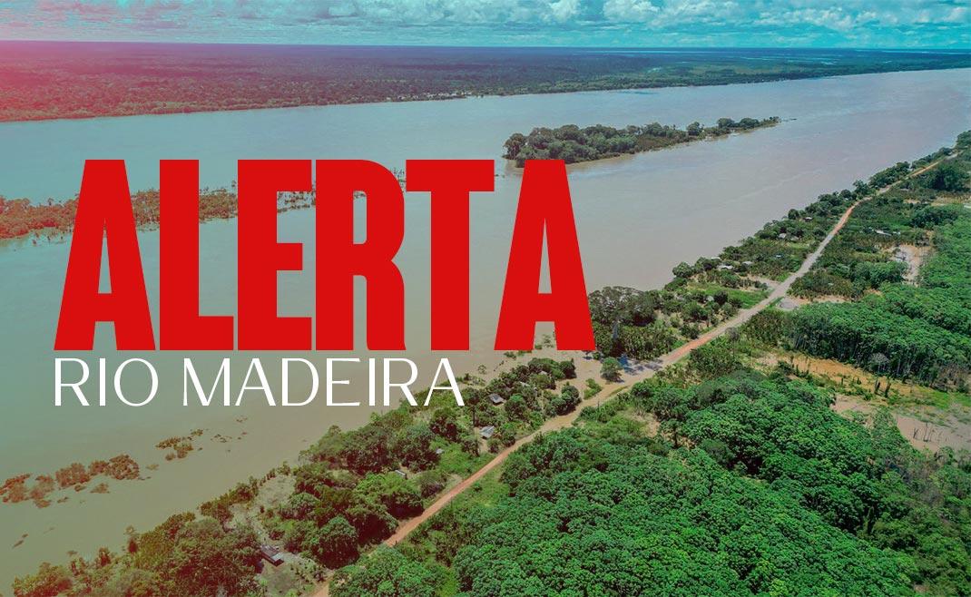 RIO MADEIRA EM ALERTA: NÍVEL SOBE E SE APROXIMA DA COTA DE INUNDAÇÃO EM PORTO VELHO