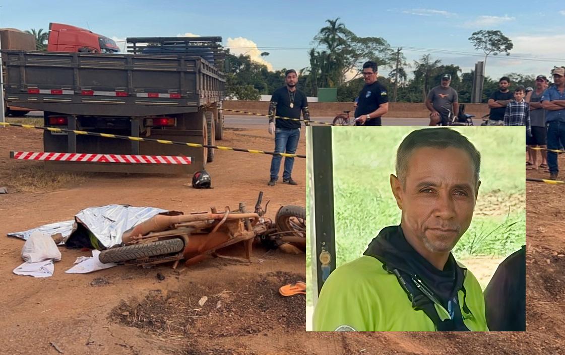 CANDEIAS DO JAMARI - MOTOTAXISTA MORRE APÓS CAMINHÃO AVANÇAR PREFERENCIAL