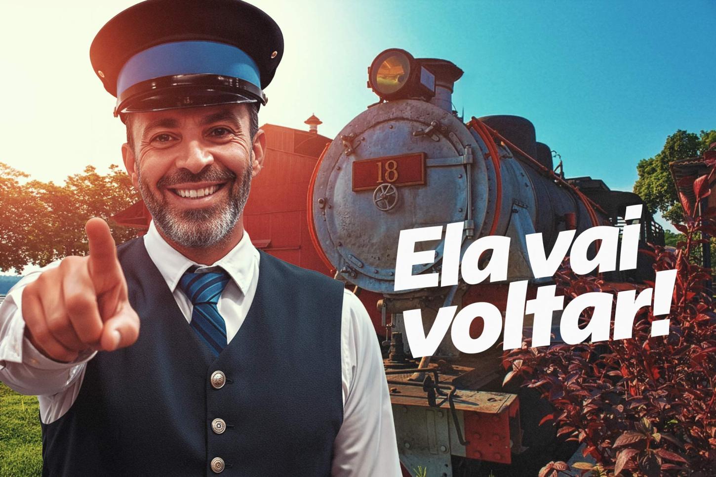 TREM HISTÓRICO VOLTA A RESPIRAR EM PORTO VELHO