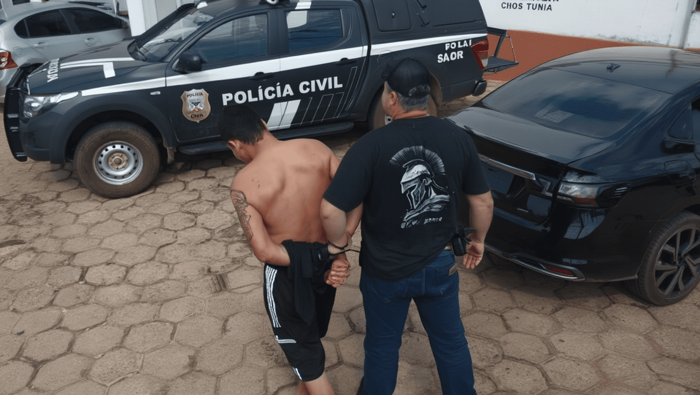 HOMEM [E PRESO APÓS ESPANCAR EX-NAMORADA ATÉ DESMAIAR E MANTÊ-LA EM CÁRCERE EM VILHENA