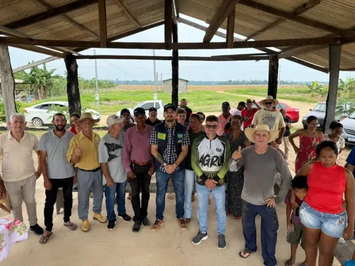 Deputado Federal Rafael Fera visita área rural de Cujubim e reforça apoio aos produtores rurais