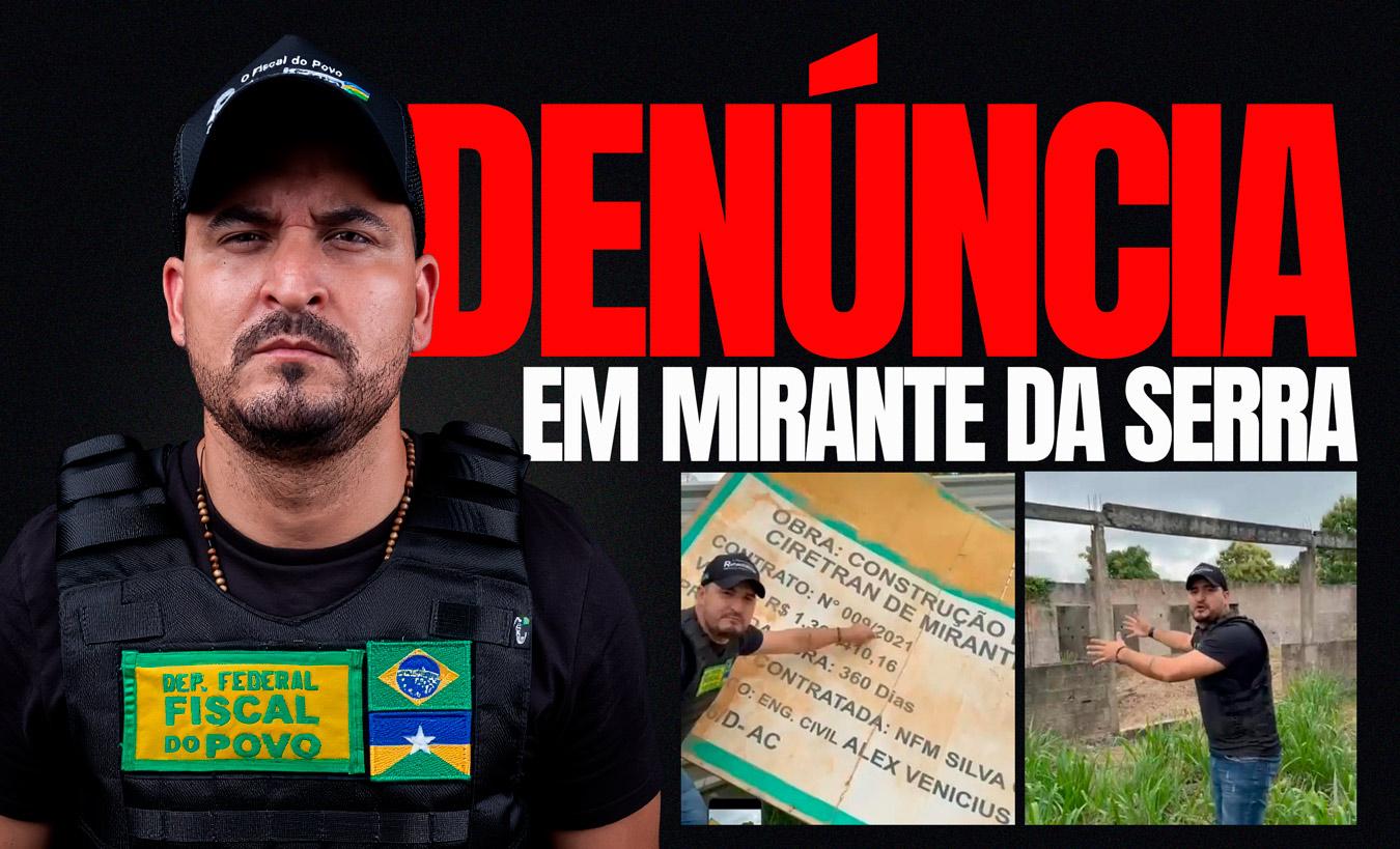 ESCÂNDALO EM MIRANTE DA SERRA: R$ 1,3 MILHÃO JOGADOS NO LIXO EM OBRA ABANDONADA HÁ 4 ANOS