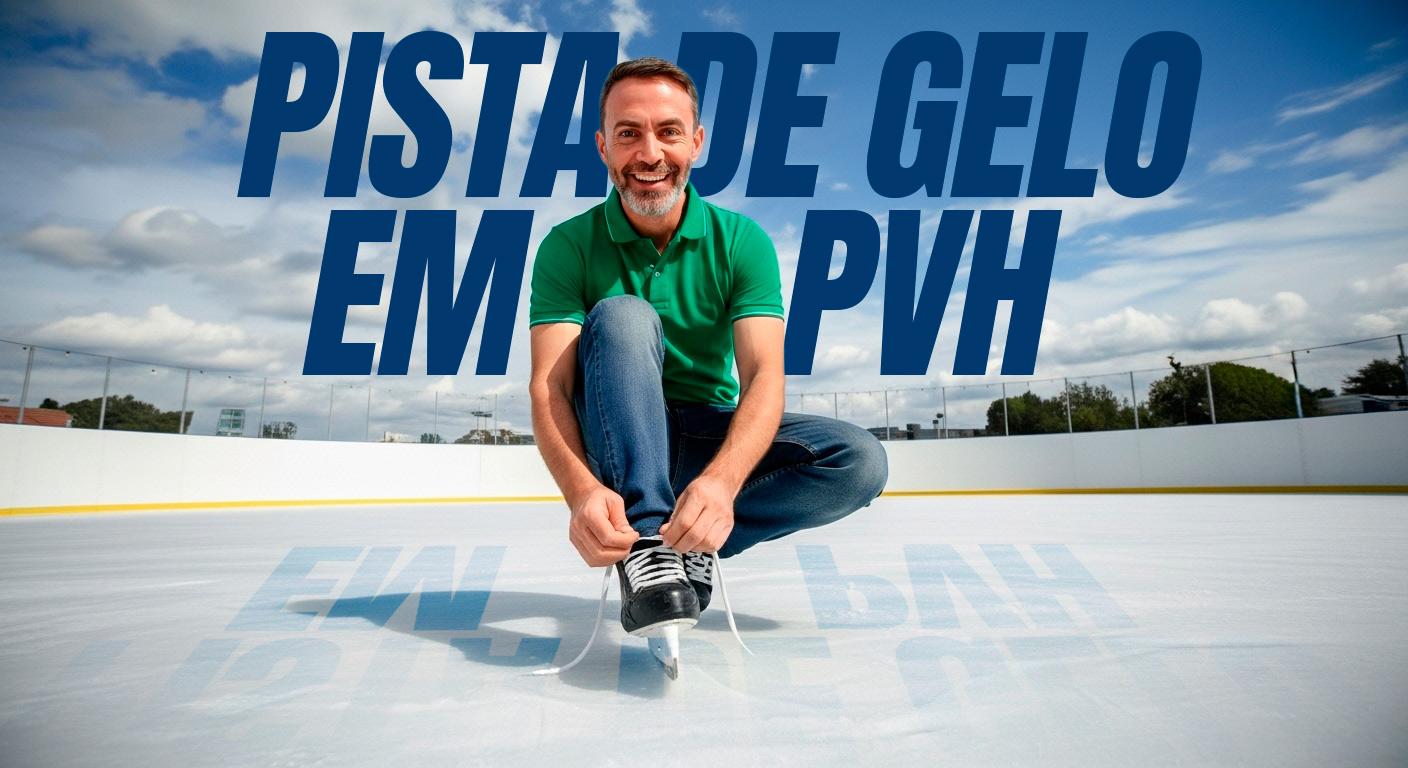# INÉDITO EM PORTO VELHO: CIDADE GANHA PISTA DE PATINAÇÃO NO GELO NESTE NATAL