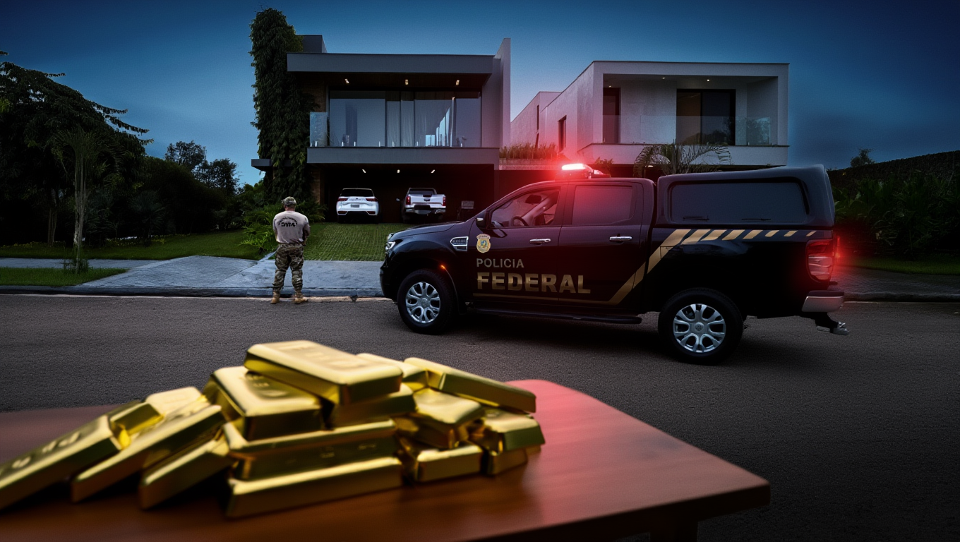 OURO, LUXO E CRIME: PF DESMANTELA ESQUEMA DE R$ 60 MILHÕES LIGADO AO DESMATAMENTO EM RONDÔNIA
