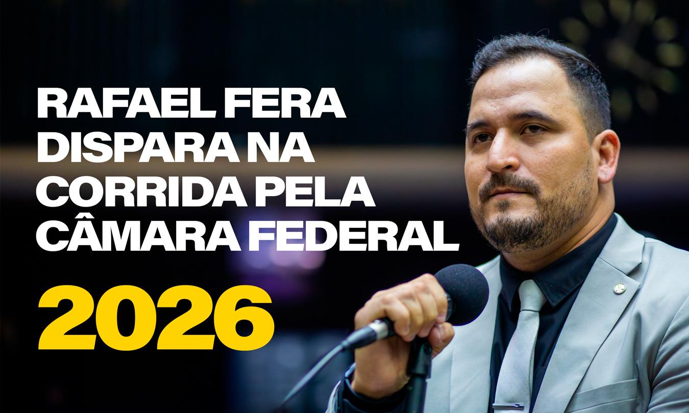 RAFAEL FERA DISPARA NA CORRIDA PELA CÂMARA FEDERAL: PESQUISA REVELA O NOME QUE RONDÔNIA NÃO ESQUECE
