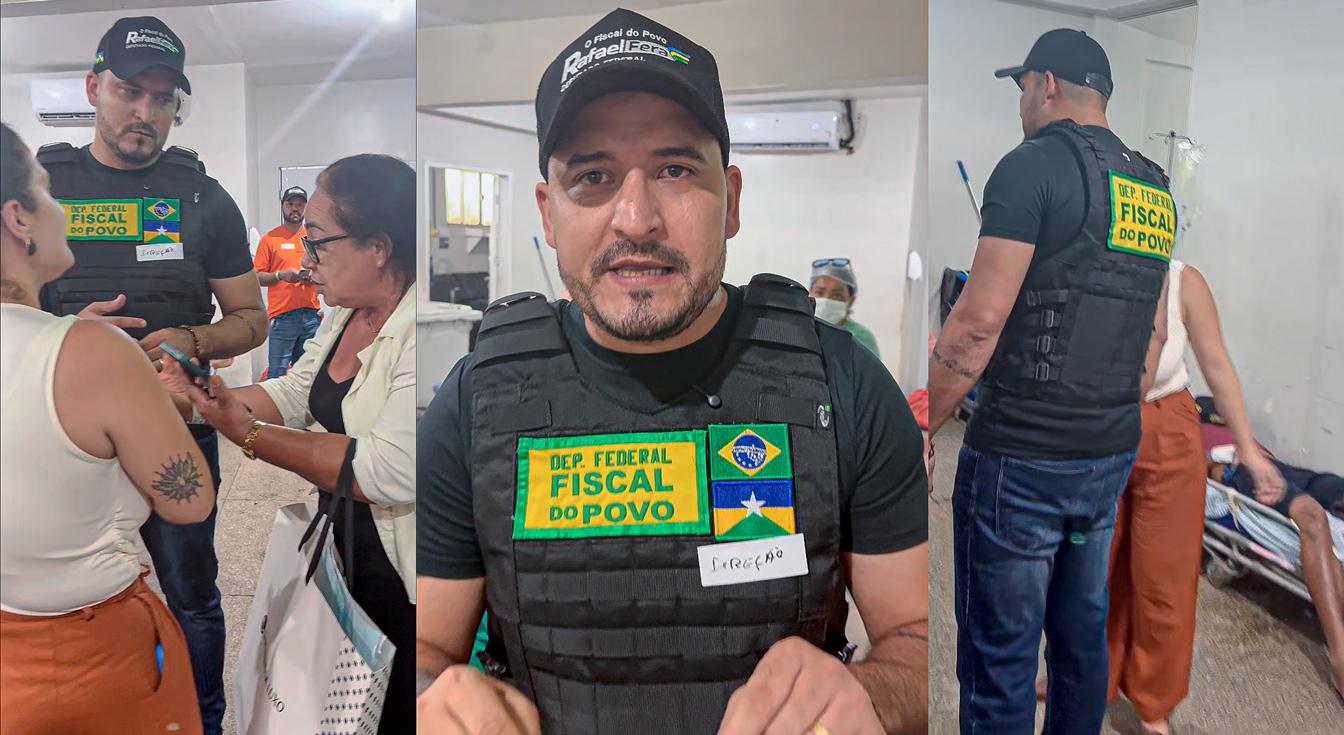 DEPUTADO RAFAEL FERA DENUNCIA COLAPSO NA SAÚDE APÓS FISCALIZAÇÃO NO HOSPITAL JOÃO PAULO II