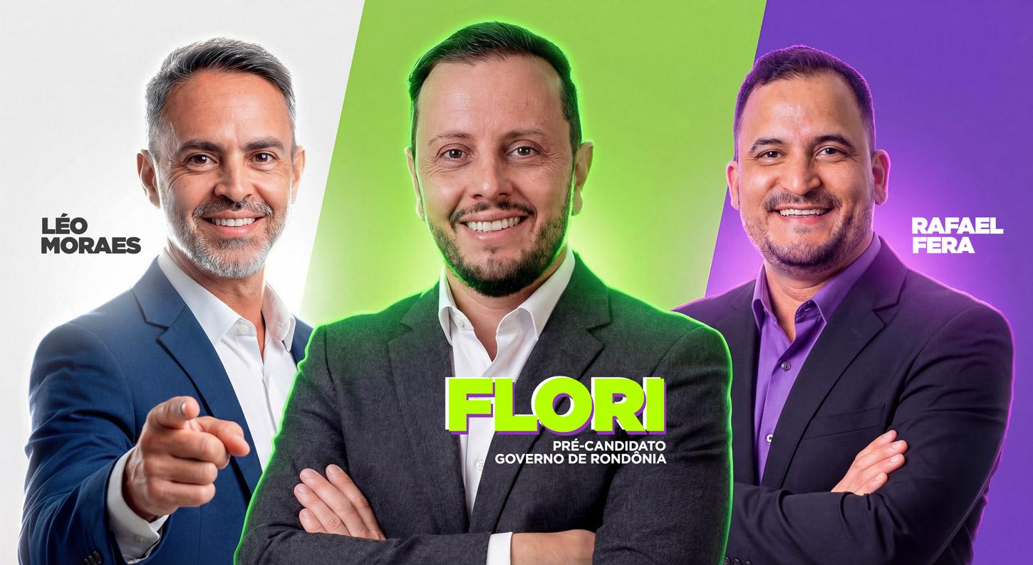 DEPUTADO FEDERAL RAFAEL FERA DECLARA OFICIALMENTE APOIO AO DELEGADO FLORI COMO PRÉ-CANDIDATO AO GOVERNO DO ESTADO DE RONDÔNIA PELO 