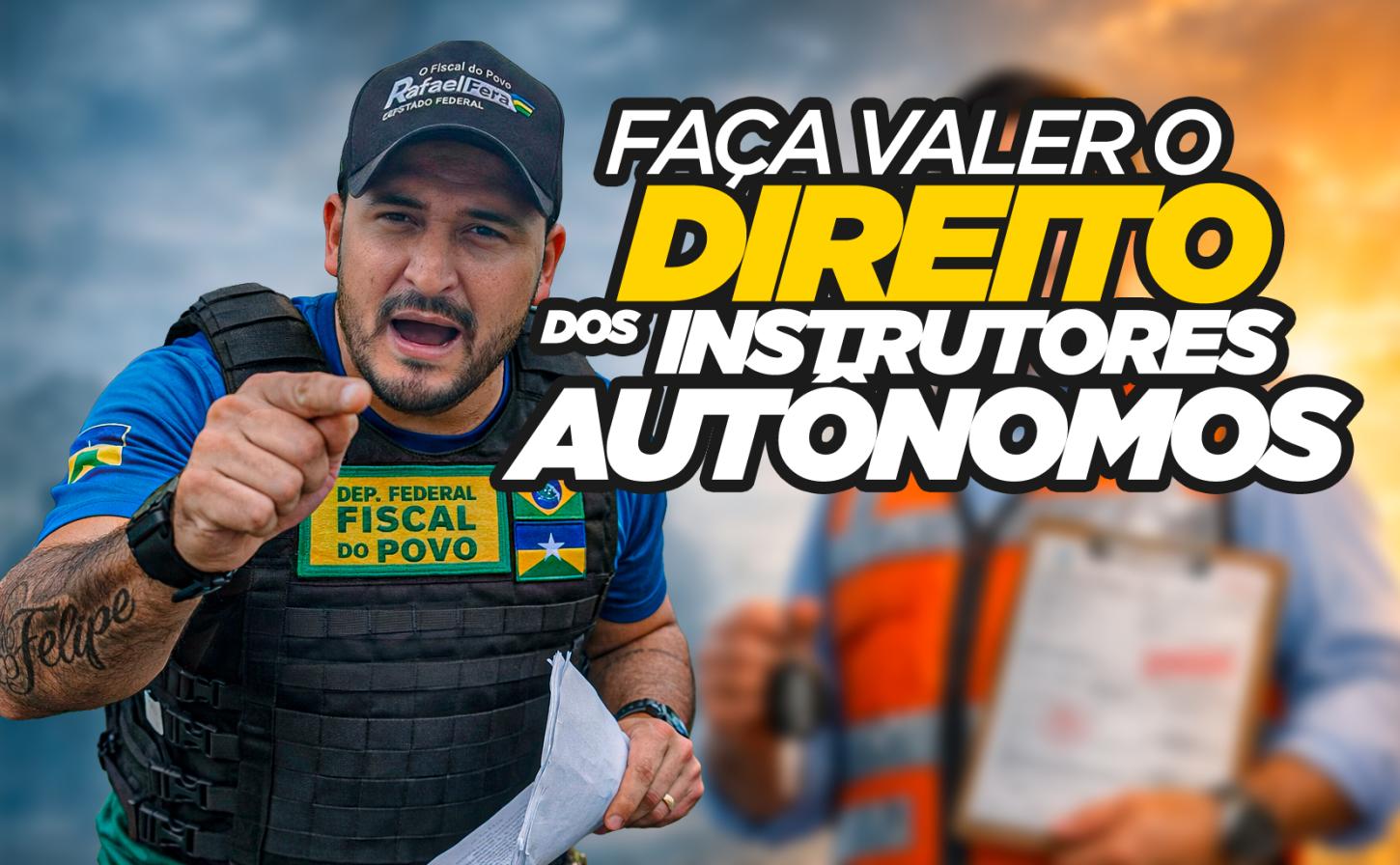 DEPUTADO RAFAEL FERA COBRA REGULAMENTAÇÃO PARA INSTRUTORES DE TRÂNSITO AUTÔNOMOS EM RONDÔNIA