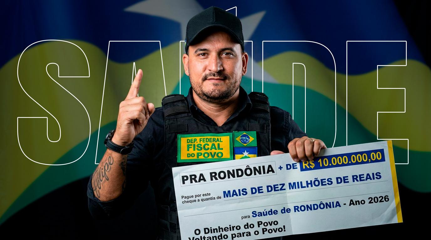 Deputado Federal Rafael Fera destina mais de R$ 10 milhões para a saúde de Rondônia em menos de seis meses de mandato