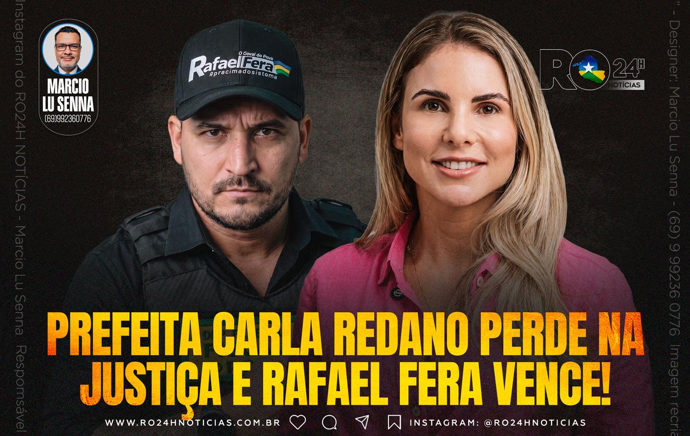 prefeita carla redano perde na justiça e rafael fera vence!
