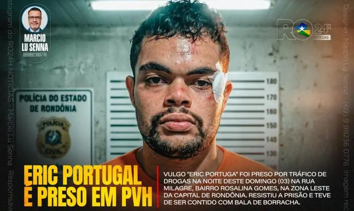 ERIC PORTUGAL É PRESO EM PORTO VELHO